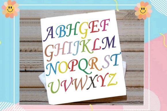 Download Adorable Uppercase Alphabet Monogram - Alphabet Collection