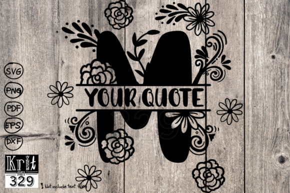 Download Alphabet Flower Monogram M - Alphabet Collection