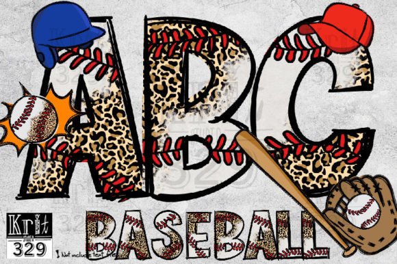 Download Alphabet Baseball Leopard PNG - Alphabet Collection