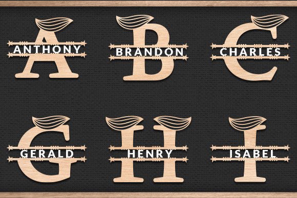 Download Alphabet a to Z Name Holder Bundle - Alphabet Collection