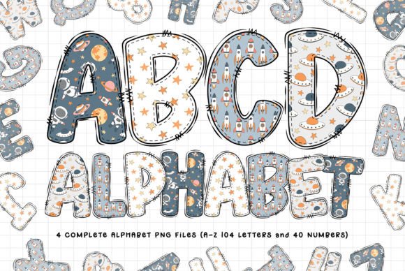 Download Rockets Astronaut Star Space Alphabet - Alphabet Collection