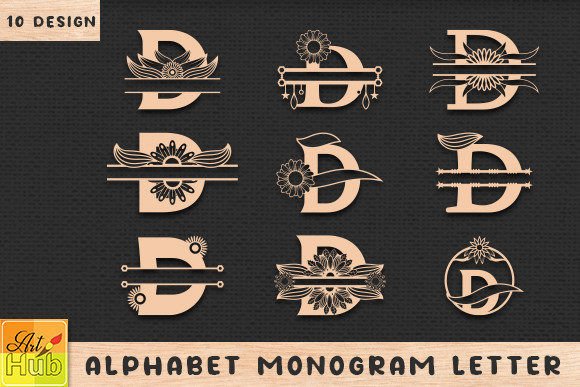 Download D Alphabet Monogram Letter Paper Cut - Alphabet Collection