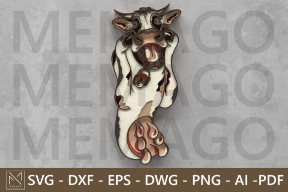 Download The Moo Scream – Funny Cow Wall Art - Cow wall art Collection