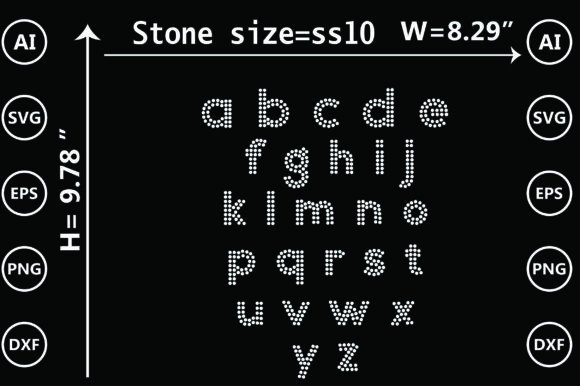 Download Letter, Alphabet, Font Rhinestone Design - Alphabet Collection