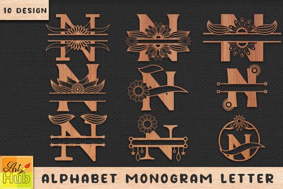 Download N Letter Alphabet Monogram Paper Cut - Alphabet Collection