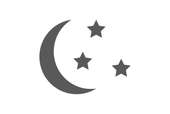 Download Sleep Icon. Moon and Stars Sign. Night - Stars sign Collection
